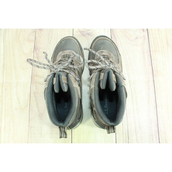 LL Bean Model 4 Brown Suede Waterproof Trail Hiking Boots Insulated Size 7 M - Picture 7 of 9